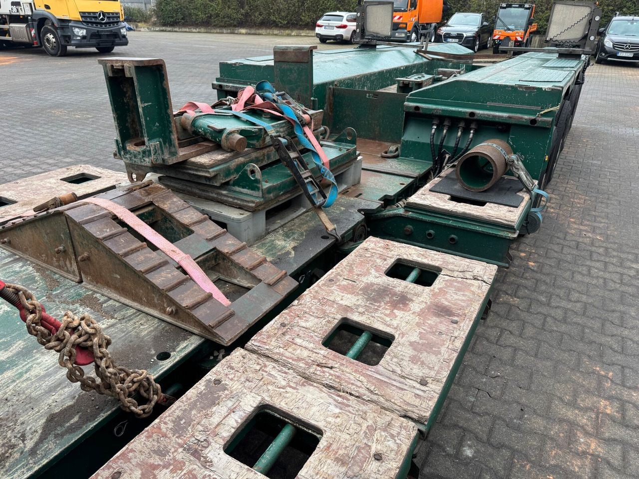Sơ mi rơ moóc thùng thấp Faymonville STBZ-6VA Tieflader 4+2 Achse + Schwerlast *83 T: hình 14