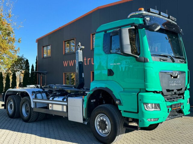 MAN 28.480 6x4 Abrollkipper Meiller Tectrum RS21.65 - Xe tải nâng móc: hình 1 MAN 28.480 6x4 Abrollkipper Meiller Tectrum RS21.65 - Xe tải nâng móc: hình 1