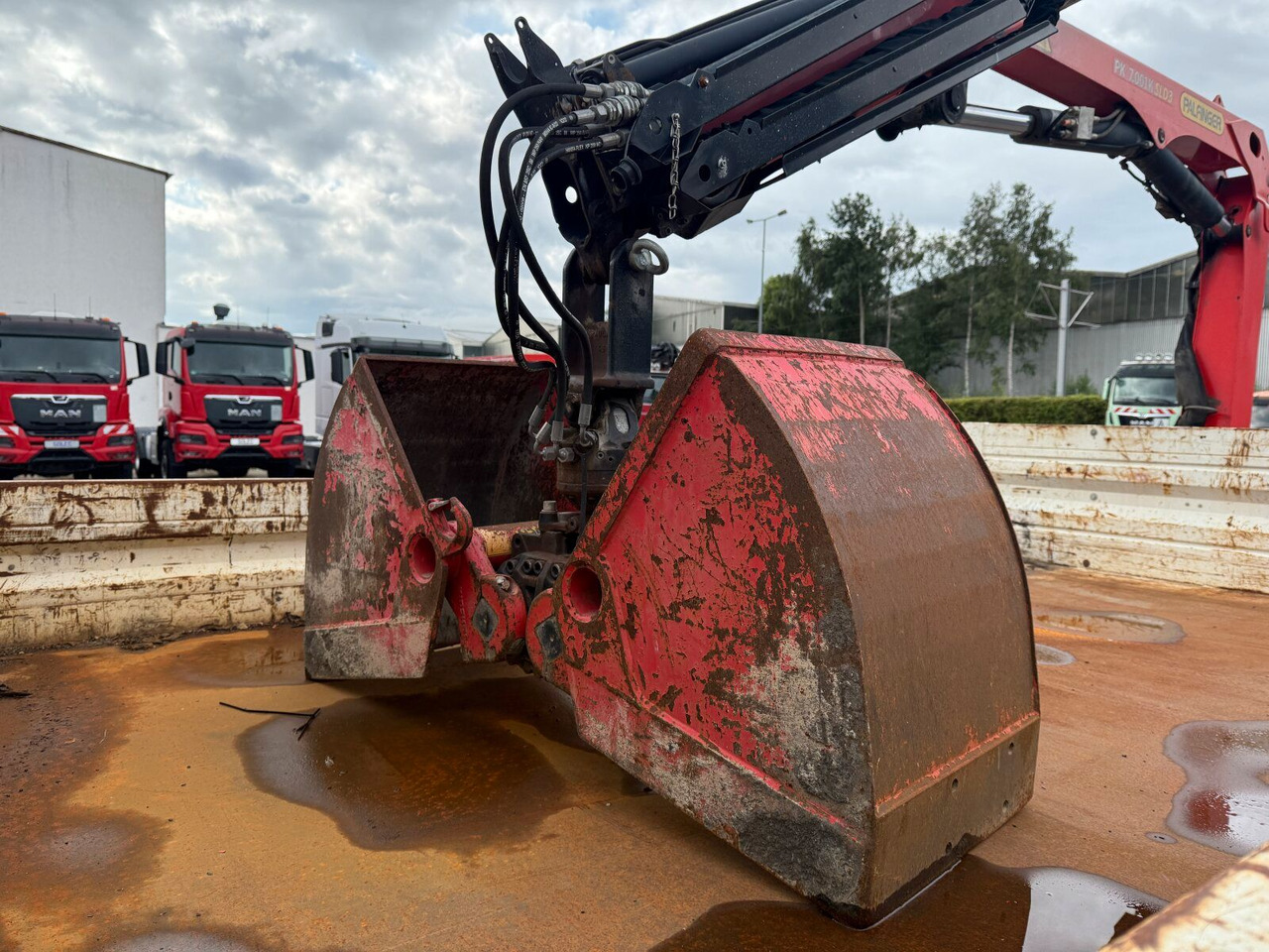 Xe ben nhỏ MAN TGL 8.220 4x2 Kipper Kran Palfinger 7.001-K A: hình 18