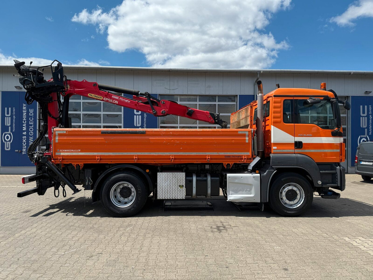 MAN TGS 18.400 4x2 Kipper Bordmatic Kran Palfinger - Xe ben, Xe cẩu tự hành: hình 2 MAN TGS 18.400 4x2 Kipper Bordmatic Kran Palfinger - Xe ben, Xe cẩu tự hành: hình 2