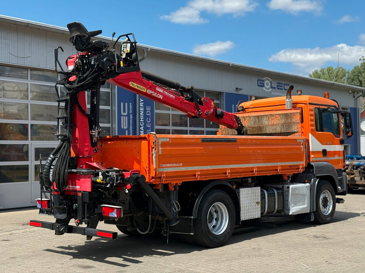 MAN TGS 18.400 4x2 Kipper Bordmatic Kran Palfinger - Xe ben, Xe cẩu tự hành: hình 3 MAN TGS 18.400 4x2 Kipper Bordmatic Kran Palfinger - Xe ben, Xe cẩu tự hành: hình 3