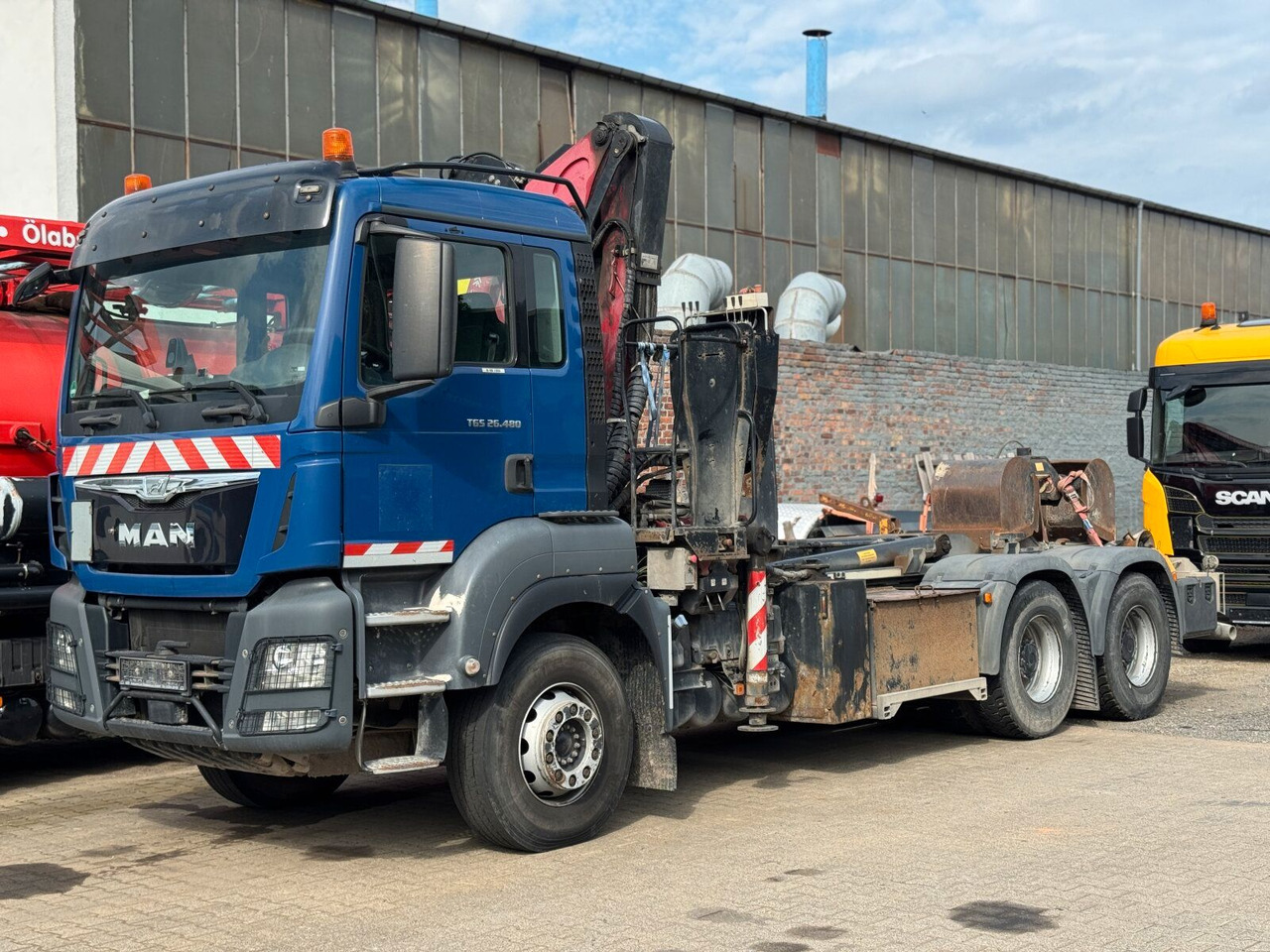 MAN TGS 28.480 6x4 Abrollkipper Kran Greifer 4,63 T - Xe cẩu tự hành: hình 1 MAN TGS 28.480 6x4 Abrollkipper Kran Greifer 4,63 T - Xe cẩu tự hành: hình 1