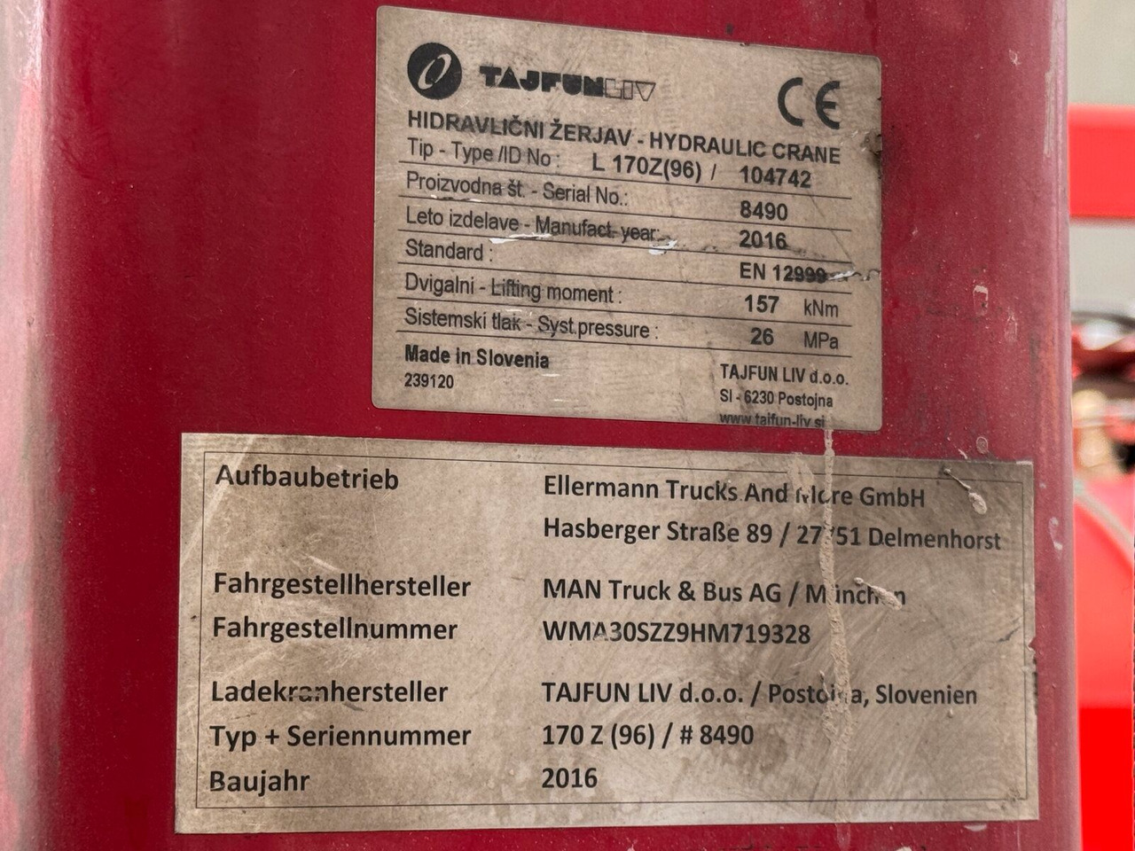 MAN TGS 28.480 6x4 Abrollkipper Kran Greifer 4,63 T - Xe tải nâng móc, Xe cẩu tự hành: hình 4 MAN TGS 28.480 6x4 Abrollkipper Kran Greifer 4,63 T - Xe tải nâng móc, Xe cẩu tự hành: hình 4