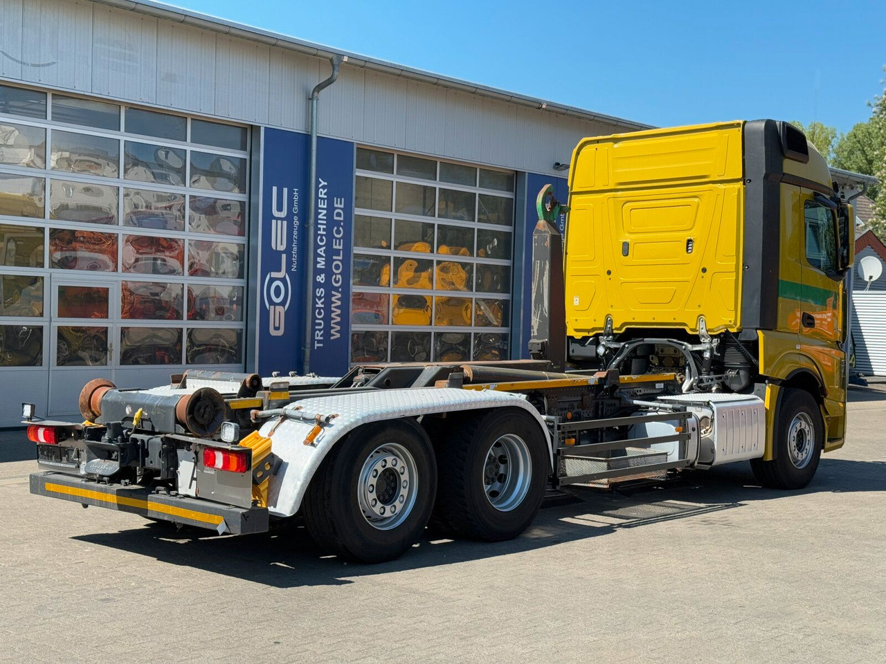 Mercedes-Benz ACTROS 2558 6x2 Abrollkipper *Lenkachse Retarder - Xe tải nâng móc: hình 3 Mercedes-Benz ACTROS 2558 6x2 Abrollkipper *Lenkachse Retarder - Xe tải nâng móc: hình 3