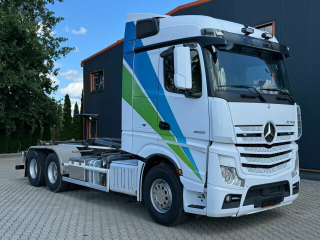 Mercedes-Benz ACTROS 2658 6x2 Abrollkipper MEILLER RK 26.67K - Xe tải nâng móc: hình 1 Mercedes-Benz ACTROS 2658 6x2 Abrollkipper MEILLER RK 26.67K - Xe tải nâng móc: hình 1