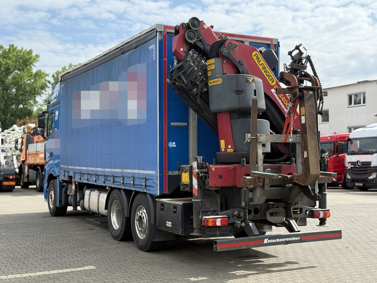 Mercedes-Benz Actros 6x2 Pritsche Kran Palfinger PK34002 + JIB - Xe tải thùng lửng/ Phẳng, Xe cẩu tự hành: hình 5 Mercedes-Benz Actros 6x2 Pritsche Kran Palfinger PK34002 + JIB - Xe tải thùng lửng/ Phẳng, Xe cẩu tự hành: hình 5