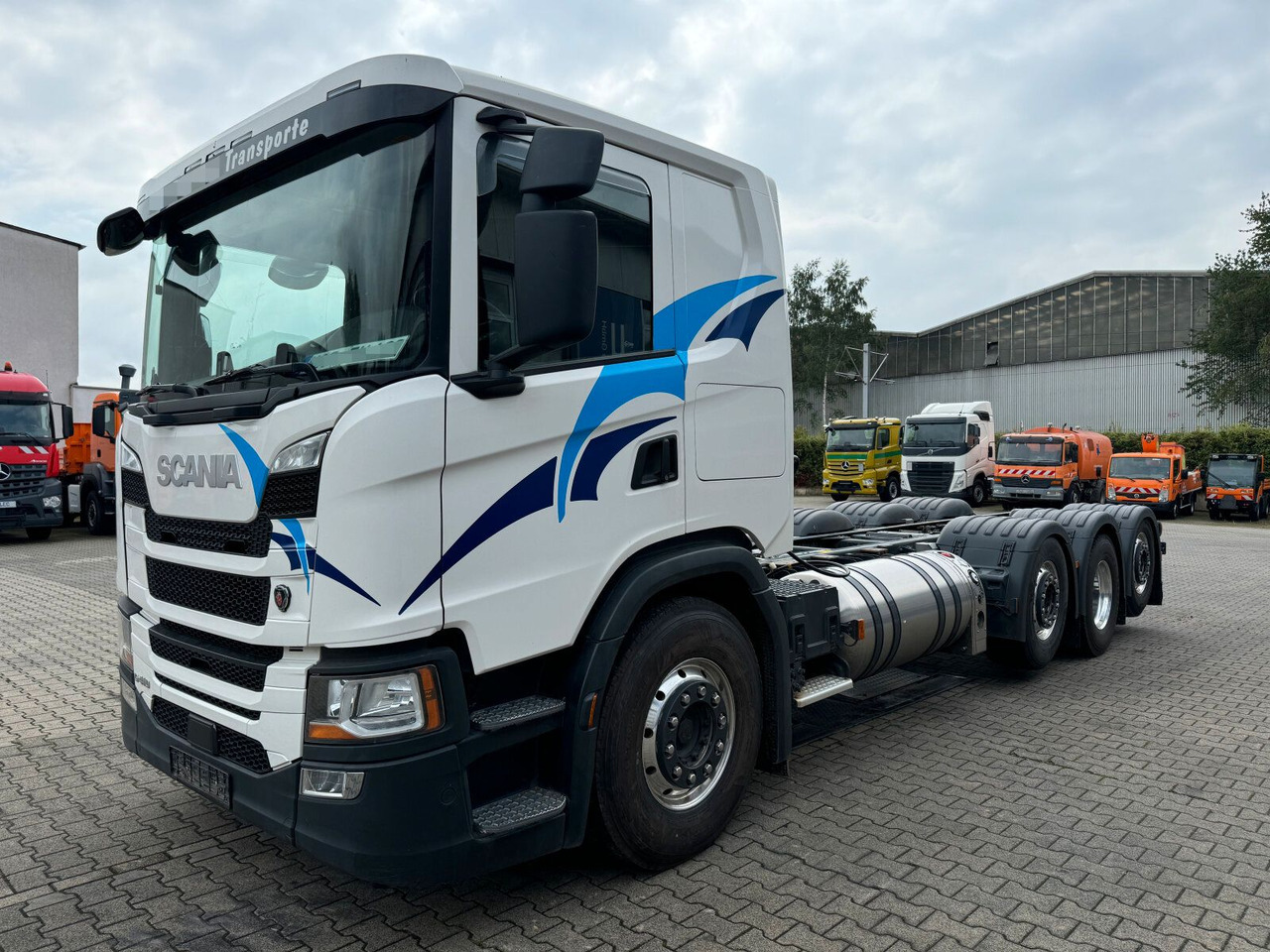 Scania G 410 B8x2*6 NB LNG Fahrgestell Nebenantrieb - Xe bồn, Xe cẩu tự hành: hình 2 Scania G 410 B8x2*6 NB LNG Fahrgestell Nebenantrieb - Xe bồn, Xe cẩu tự hành: hình 2