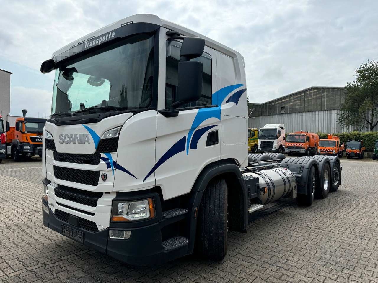 Scania G 410 B8x2*6 NB LNG Fahrgestell Nebenantrieb - Xe bồn, Xe cẩu tự hành: hình 3 Scania G 410 B8x2*6 NB LNG Fahrgestell Nebenantrieb - Xe bồn, Xe cẩu tự hành: hình 3
