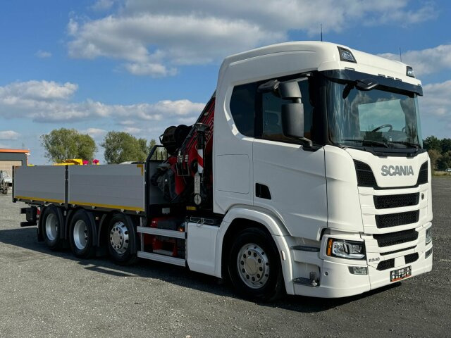 Scania R540 8x2/4 Pritsche mit Kran FASSI F365 - Xe cẩu tự hành, Xe tải thùng lửng/ Phẳng: hình 1 Scania R540 8x2/4 Pritsche mit Kran FASSI F365 - Xe cẩu tự hành, Xe tải thùng lửng/ Phẳng: hình 1