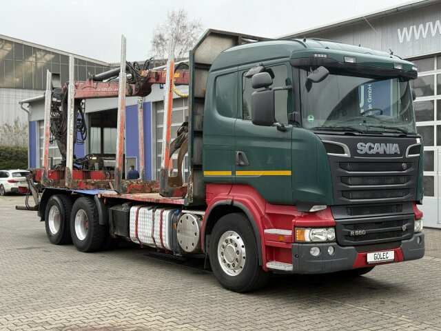 Scania R560 6x4 Holztransport Kran LOGLIFT HIAB 140S79R - Xe chở gỗ, Xe cẩu tự hành: hình 1 Scania R560 6x4 Holztransport Kran LOGLIFT HIAB 140S79R - Xe chở gỗ, Xe cẩu tự hành: hình 1