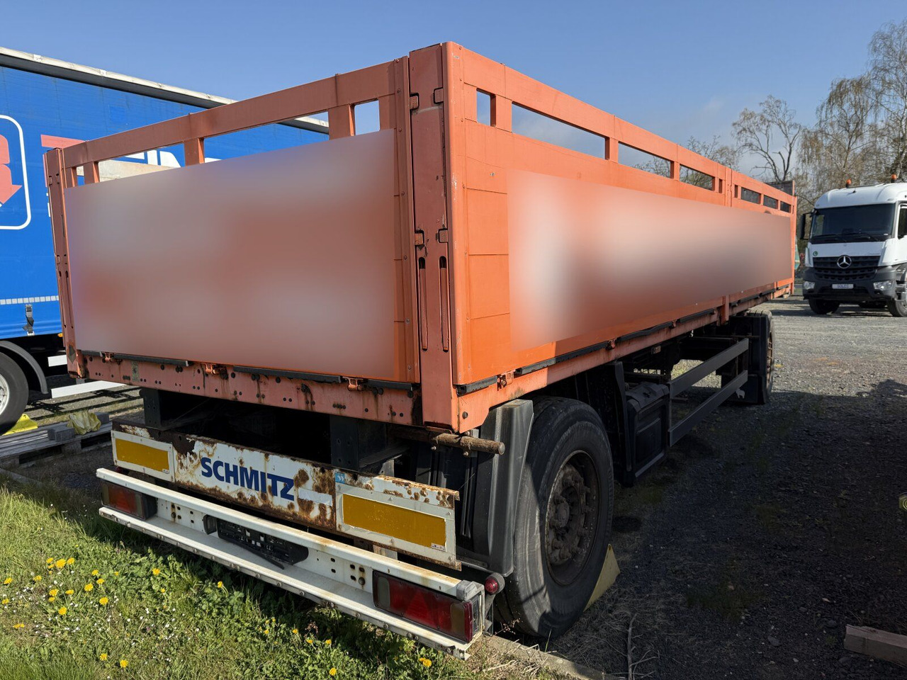 Schmitz Cargobull Gotha AFG 18 Baustoffanhänger 2 Achse - Rơ moóc thùng lửng/ Phẳng: hình 2 Schmitz Cargobull Gotha AFG 18 Baustoffanhänger 2 Achse - Rơ moóc thùng lửng/ Phẳng: hình 2