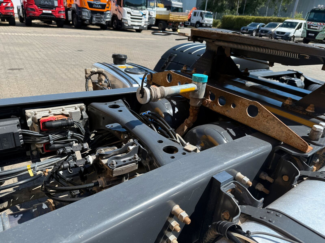 Xe đầu kéo Scania G450 4x2 Euro 6 SZM Kipphydraulik Blatt/ Luft: hình 15