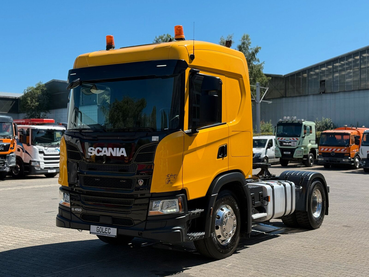Xe đầu kéo Scania G450 4x2 Euro 6 SZM Kipphydraulik Blatt/ Luft: hình 6