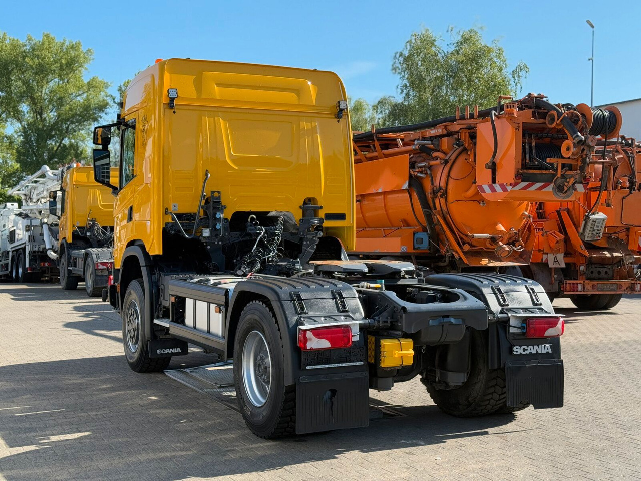 Scania G450 XT 4x4 Euro 6 SZM Kipphydraulik Blatt/ Luft - Xe đầu kéo: hình 5 Scania G450 XT 4x4 Euro 6 SZM Kipphydraulik Blatt/ Luft - Xe đầu kéo: hình 5