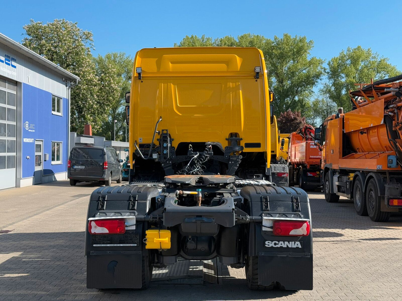 Scania G450 XT 4x4 Euro 6 SZM Kipphydraulik Blatt/ Luft - Xe đầu kéo: hình 4 Scania G450 XT 4x4 Euro 6 SZM Kipphydraulik Blatt/ Luft - Xe đầu kéo: hình 4