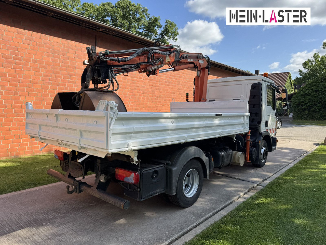 Xe ben nhỏ MAN TGL 8.150 3 S-Kipper Atlas 75 10m -1t.  Funk FB: hình 6