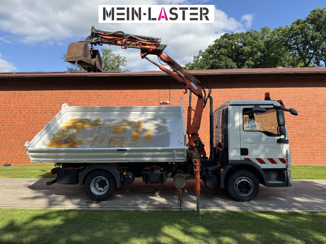 Xe ben nhỏ MAN TGL 8.150 3 S-Kipper Atlas 75 10m -1t.  Funk FB: hình 9
