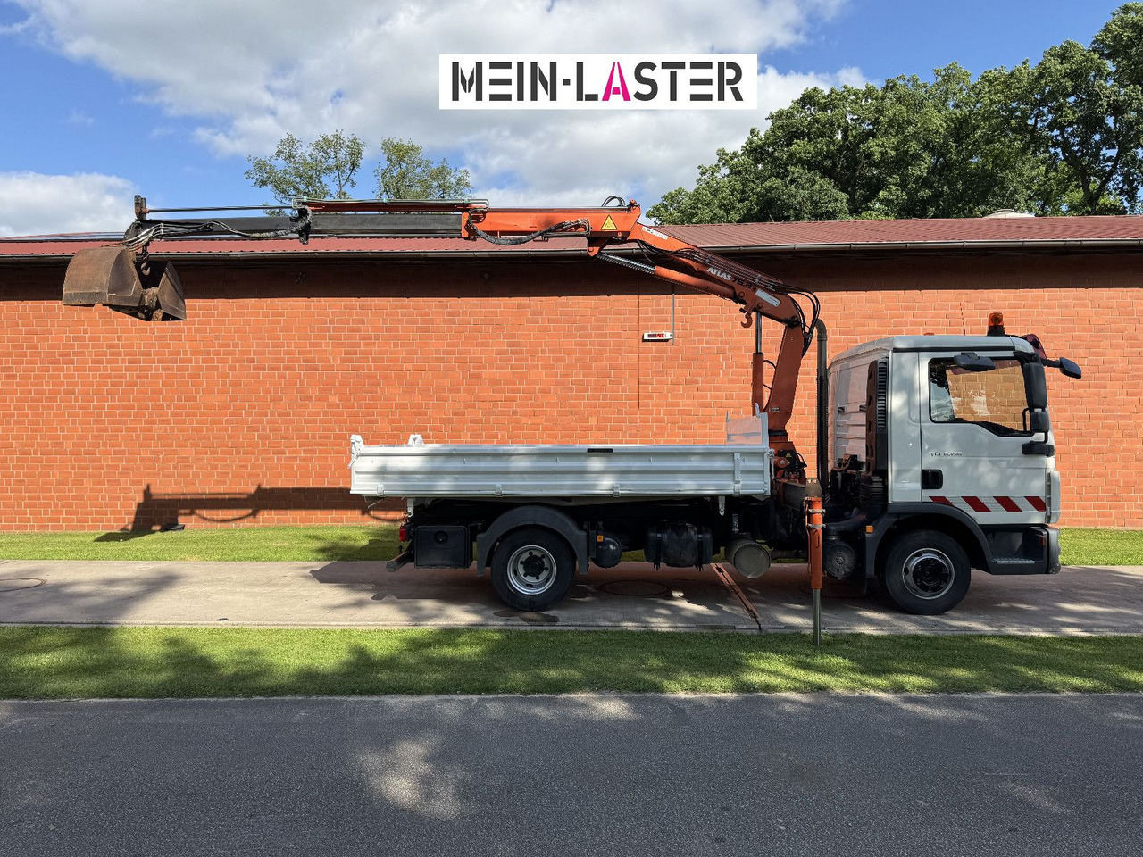 Xe ben nhỏ MAN TGL 8.150 3 S-Kipper Atlas 75 10m -1t.  Funk FB: hình 10