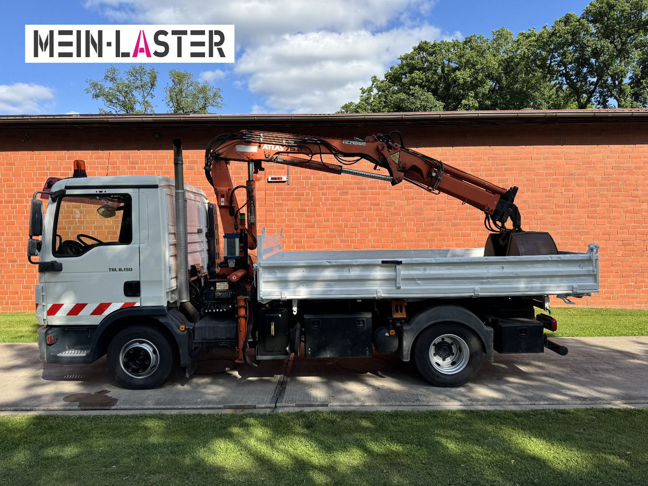 Xe ben nhỏ MAN TGL 8.150 3 S-Kipper Atlas 75 10m -1t.  Funk FB: hình 18