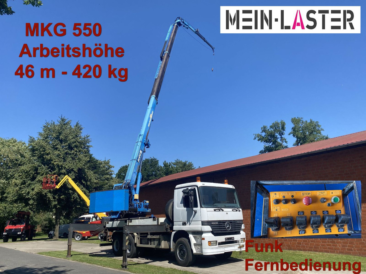 Mercedes-Benz 3335 V6 MKG 550 Ta2-a2 -46m 420 kg Funk - Xe cẩu tự hành: hình 1 Mercedes-Benz 3335 V6 MKG 550 Ta2-a2 -46m 420 kg Funk - Xe cẩu tự hành: hình 1