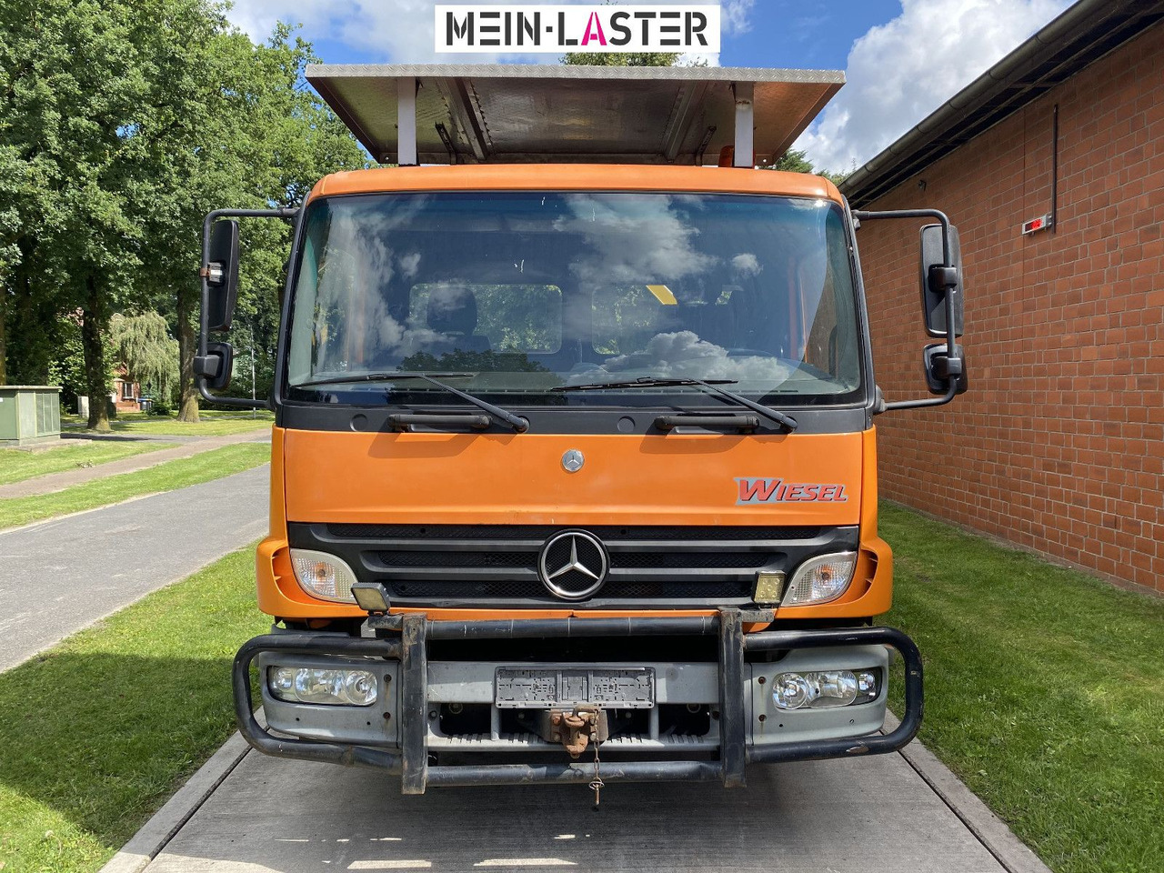 Xe chở container/ Xe tải hoán đổi thân Mercedes-Benz Kamag Wiesel Umsetzter Sattelplatte: hình 7