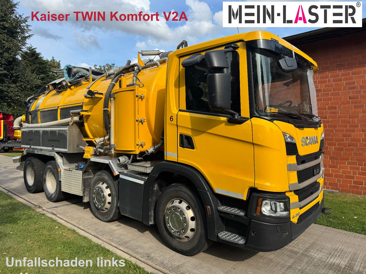 Scania G 450 8x4 Kaiser Twister Komfort V2A Funk - Xe tải chân không: hình 1 Scania G 450 8x4 Kaiser Twister Komfort V2A Funk - Xe tải chân không: hình 1