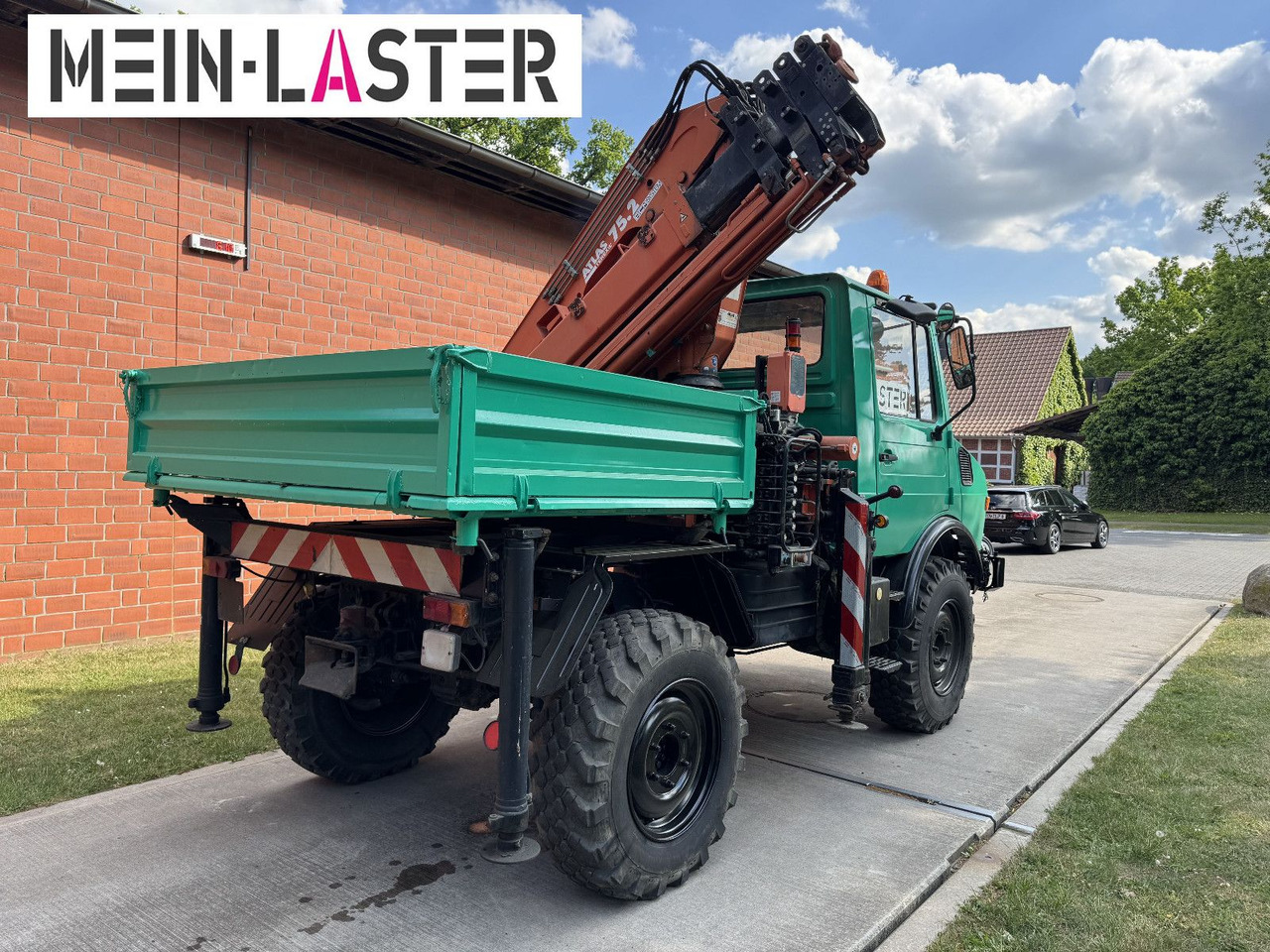 Unimog U 1200 Atlas 75.2 Kran 14 m Funk FB *1. Hand - Xe cẩu tự hành: hình 4 Unimog U 1200 Atlas 75.2 Kran 14 m Funk FB *1. Hand - Xe cẩu tự hành: hình 4