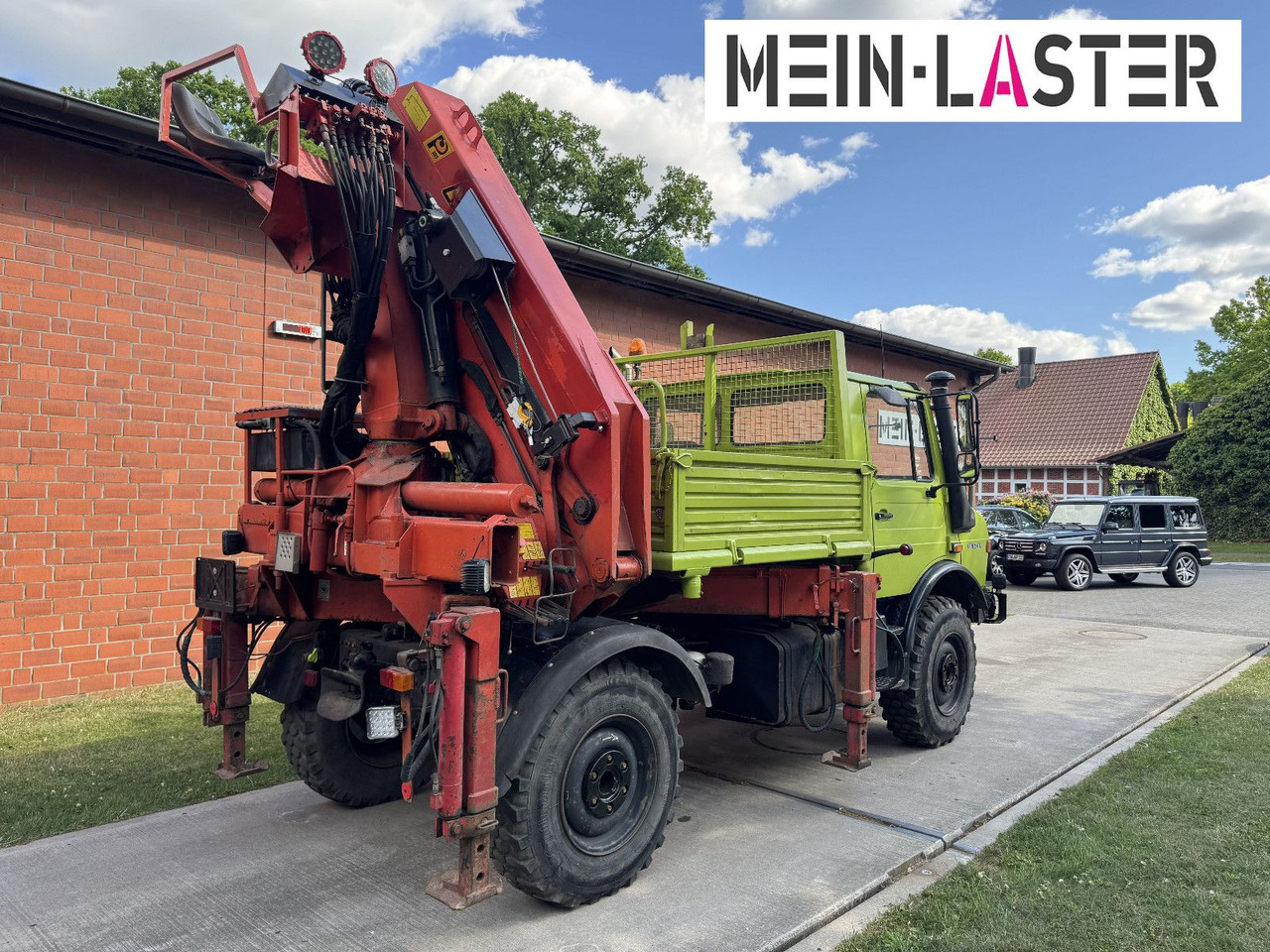 Unimog U 1650 PK 10500 Kran 15 m max. 3,9 t Seilwinde - Xe cẩu tự hành: hình 4 Unimog U 1650 PK 10500 Kran 15 m max. 3,9 t Seilwinde - Xe cẩu tự hành: hình 4