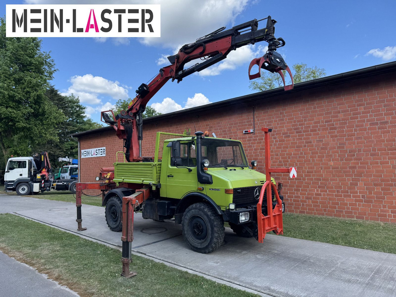 Unimog U 1650 PK 10500 Kran 15 m max. 3,9 t Seilwinde - Xe cẩu tự hành: hình 1 Unimog U 1650 PK 10500 Kran 15 m max. 3,9 t Seilwinde - Xe cẩu tự hành: hình 1