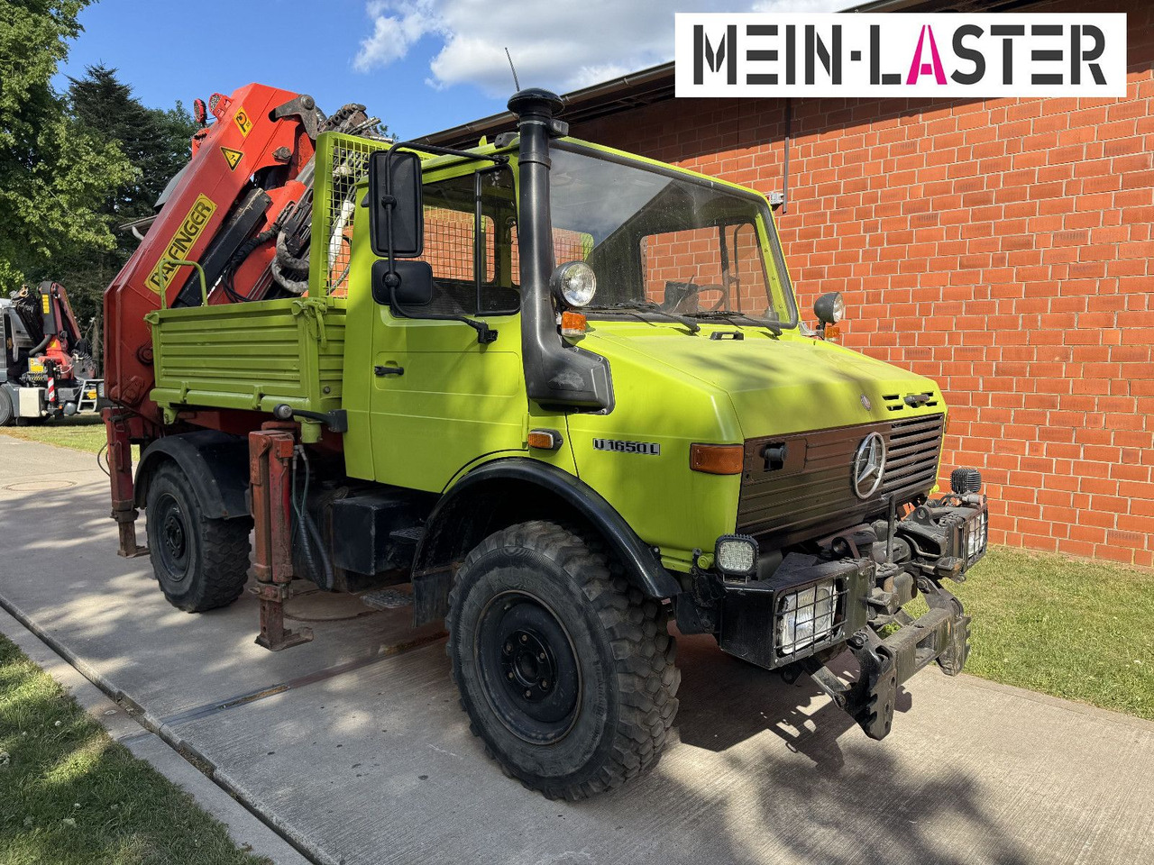 Unimog U 1650 PK 10500 Kran 15 m max. 3,9 t Seilwinde - Xe cẩu tự hành: hình 3 Unimog U 1650 PK 10500 Kran 15 m max. 3,9 t Seilwinde - Xe cẩu tự hành: hình 3