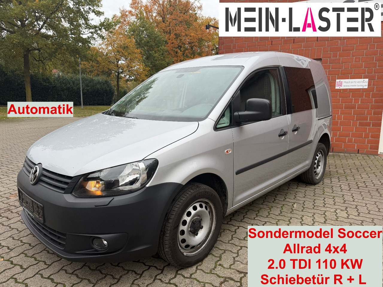 Volkswagen Caddy 2.0 TDI Kasten Soccer 4Motion Automatik - Xe van nhỏ gọn: hình 1 Volkswagen Caddy 2.0 TDI Kasten Soccer 4Motion Automatik - Xe van nhỏ gọn: hình 1