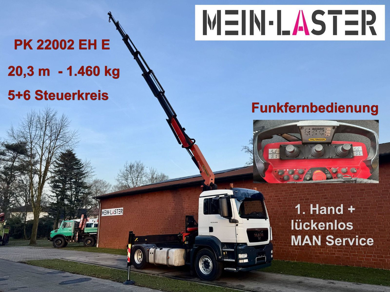 MAN TGS 18.400 PK 22002-E Kran 20 m- 5/6 Steuerk.-FB - Xe đầu kéo: hình 1 MAN TGS 18.400 PK 22002-E Kran 20 m- 5/6 Steuerk.-FB - Xe đầu kéo: hình 1