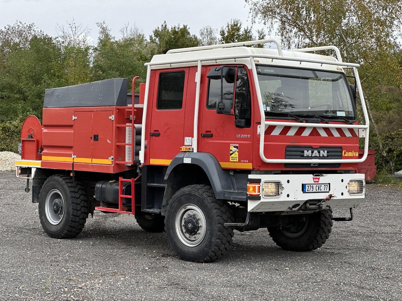 MAN LE 220B. 4x4 - Xe tải cứu hỏa: hình 1 MAN LE 220B. 4x4 - Xe tải cứu hỏa: hình 1