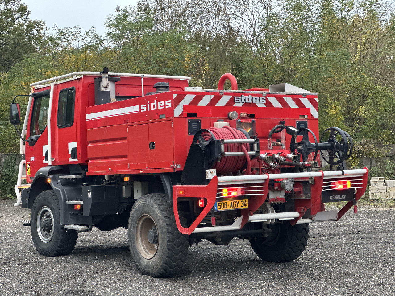 RENAULT Midlum 220 4x4 - Xe tải cứu hỏa: hình 4 RENAULT Midlum 220 4x4 - Xe tải cứu hỏa: hình 4