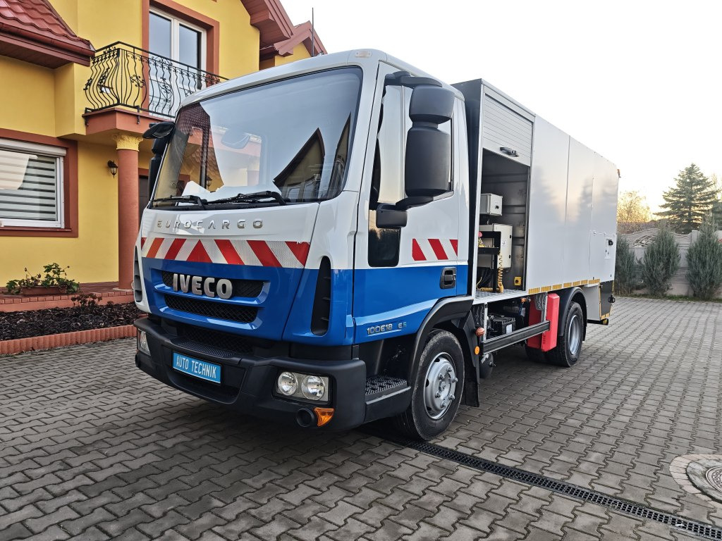 IVECO Eurocargo + IRIDE BIN WASHER CLEANER RHodέla Containerreiniger - Xe tải chở rác: hình 1 IVECO Eurocargo + IRIDE BIN WASHER CLEANER RHodέla Containerreiniger - Xe tải chở rác: hình 1