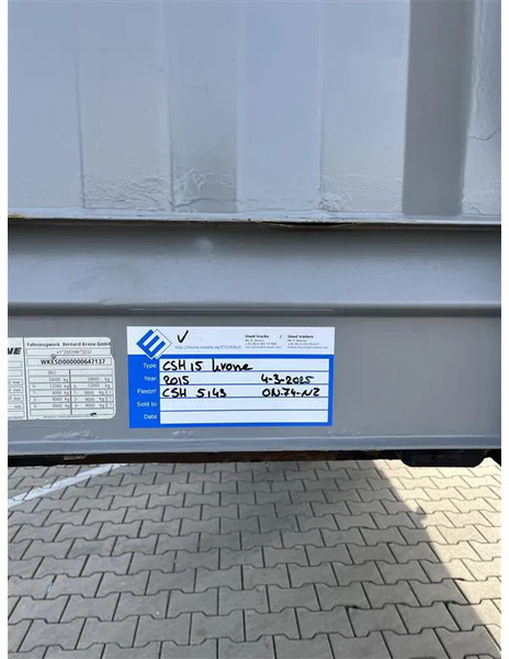 Krone 100x 2015 XL MEGA P400 HUCKEPACK - Sơ mi rơ moóc hộp kín: hình 2 Krone 100x 2015 XL MEGA P400 HUCKEPACK - Sơ mi rơ moóc hộp kín: hình 2