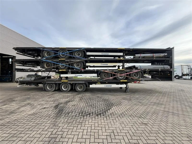 Krone 4x 2015 XL MEGA P400 HUCKEPACK FLAT STACK - Sơ mi rơ moóc hộp kín: hình 5 Krone 4x 2015 XL MEGA P400 HUCKEPACK FLAT STACK - Sơ mi rơ moóc hộp kín: hình 5