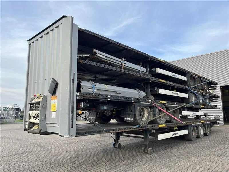 Krone 4x 2015 XL MEGA P400 HUCKEPACK FLAT STACK - Sơ mi rơ moóc hộp kín: hình 3 Krone 4x 2015 XL MEGA P400 HUCKEPACK FLAT STACK - Sơ mi rơ moóc hộp kín: hình 3