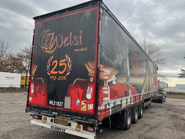 Sơ mi rơ moóc hộp kín Schmitz Cargobull 5x 2018 XL vario SCB mega curtain siders with alu side boards: hình 12