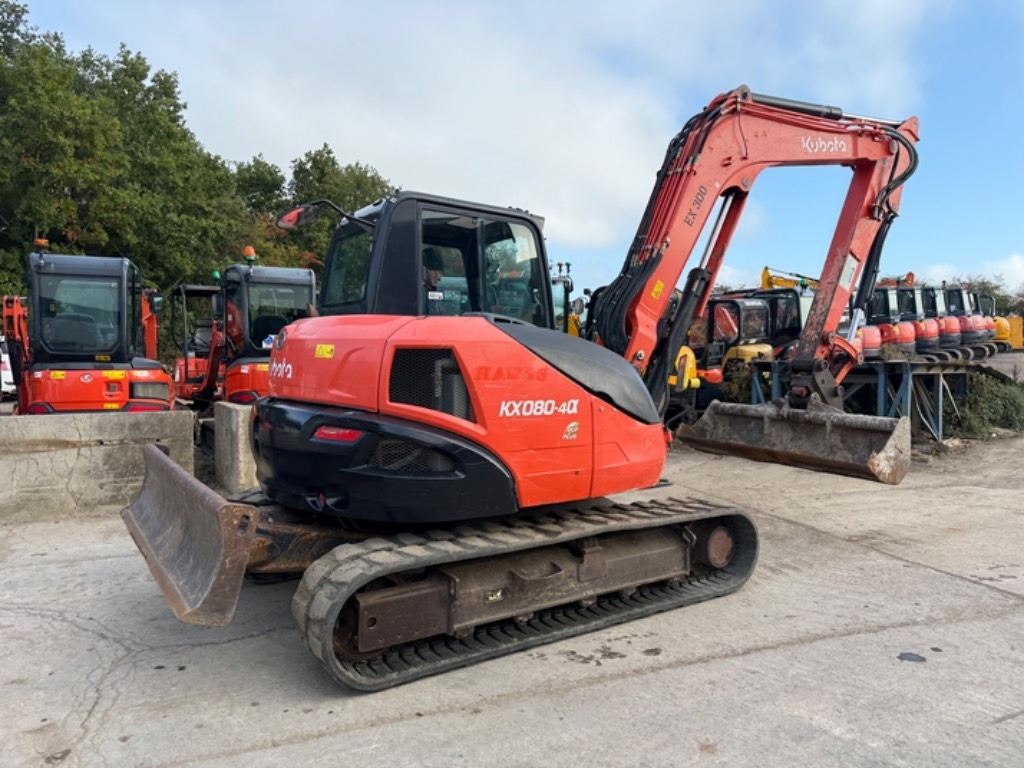 Kubota KX 080-4 - Máy xúc mini: hình 2 Kubota KX 080-4 - Máy xúc mini: hình 2