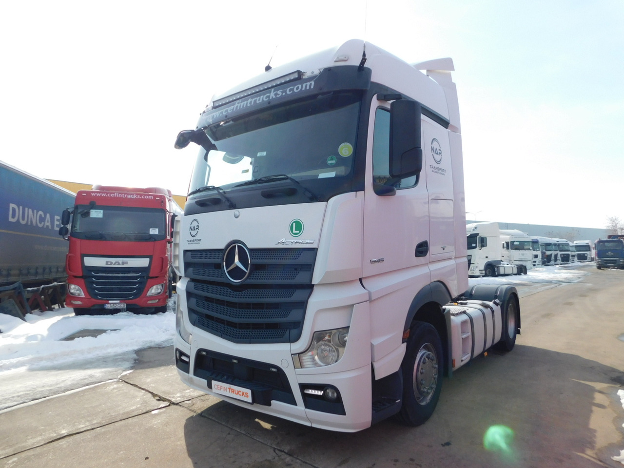 Mercedes Actros 1845 - Xe đầu kéo: hình 1 Mercedes Actros 1845 - Xe đầu kéo: hình 1