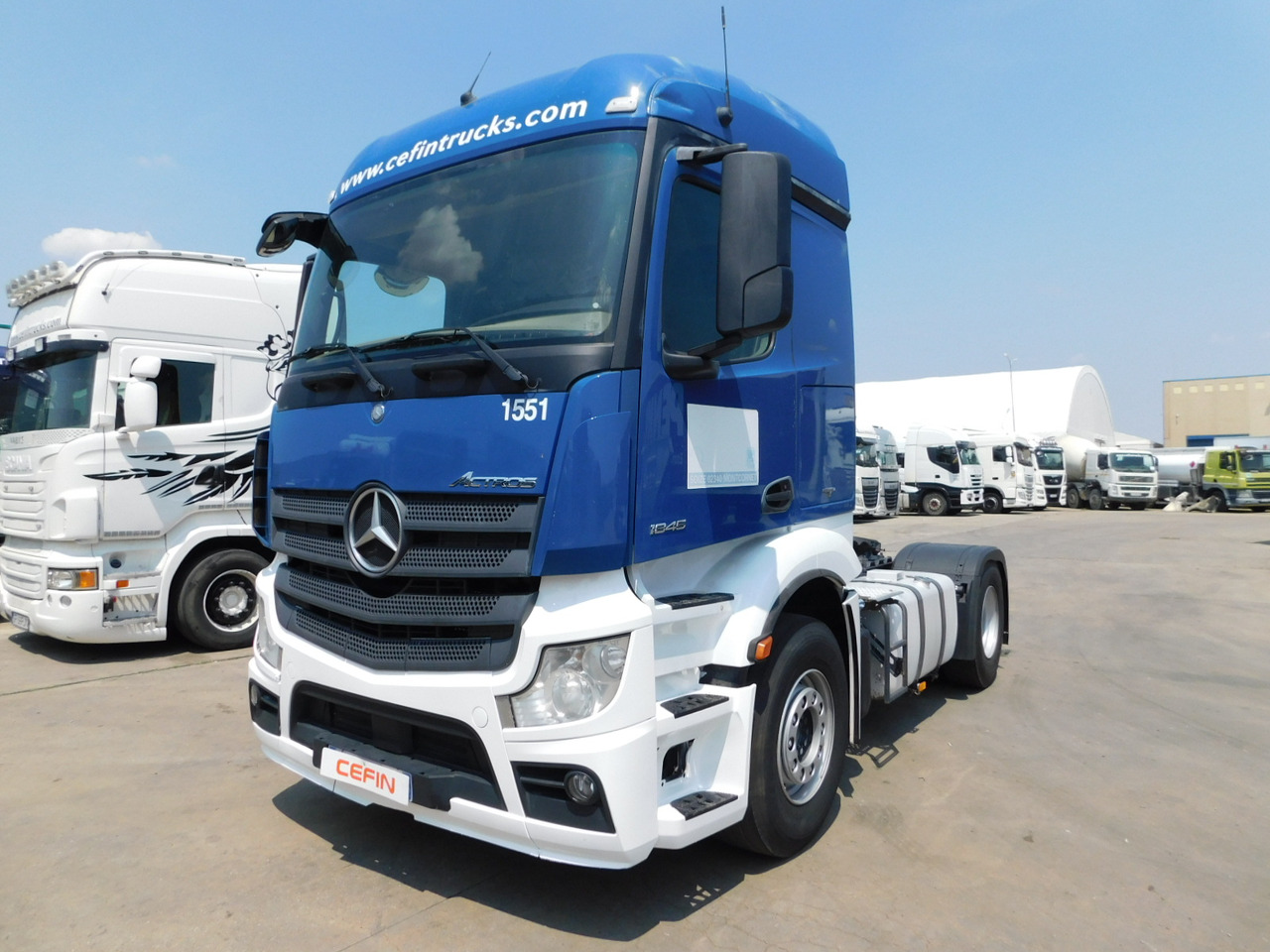 Mercedes Actros 1845 - Xe đầu kéo: hình 1 Mercedes Actros 1845 - Xe đầu kéo: hình 1