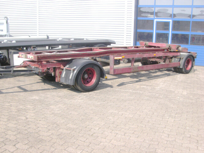 HWT 18ZRL/1S EGGERS 2-A-Abrollanhänger, 7,5m Cont. Schlitten - Rơ moóc thùng chứa: hình 1 HWT 18ZRL/1S EGGERS 2-A-Abrollanhänger, 7,5m Cont. Schlitten - Rơ moóc thùng chứa: hình 1