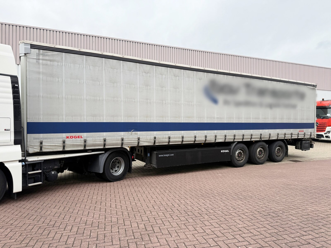 Kögel SN 24-1 SN 24-1, Liftachse, Edscha - Sơ mi rơ moóc thùng lửng/ Phẳng: hình 1 Kögel SN 24-1 SN 24-1, Liftachse, Edscha - Sơ mi rơ moóc thùng lửng/ Phẳng: hình 1