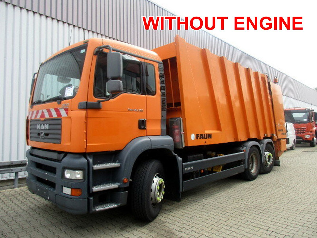 MAN TGA 26.350 6x2-2BL TGA 26.350/400 6x2-2BL FAUN POWER PRESS 524, OHNE MOTOR! - Xe tải chở rác: hình 1 MAN TGA 26.350 6x2-2BL TGA 26.350/400 6x2-2BL FAUN POWER PRESS 524, OHNE MOTOR! - Xe tải chở rác: hình 1