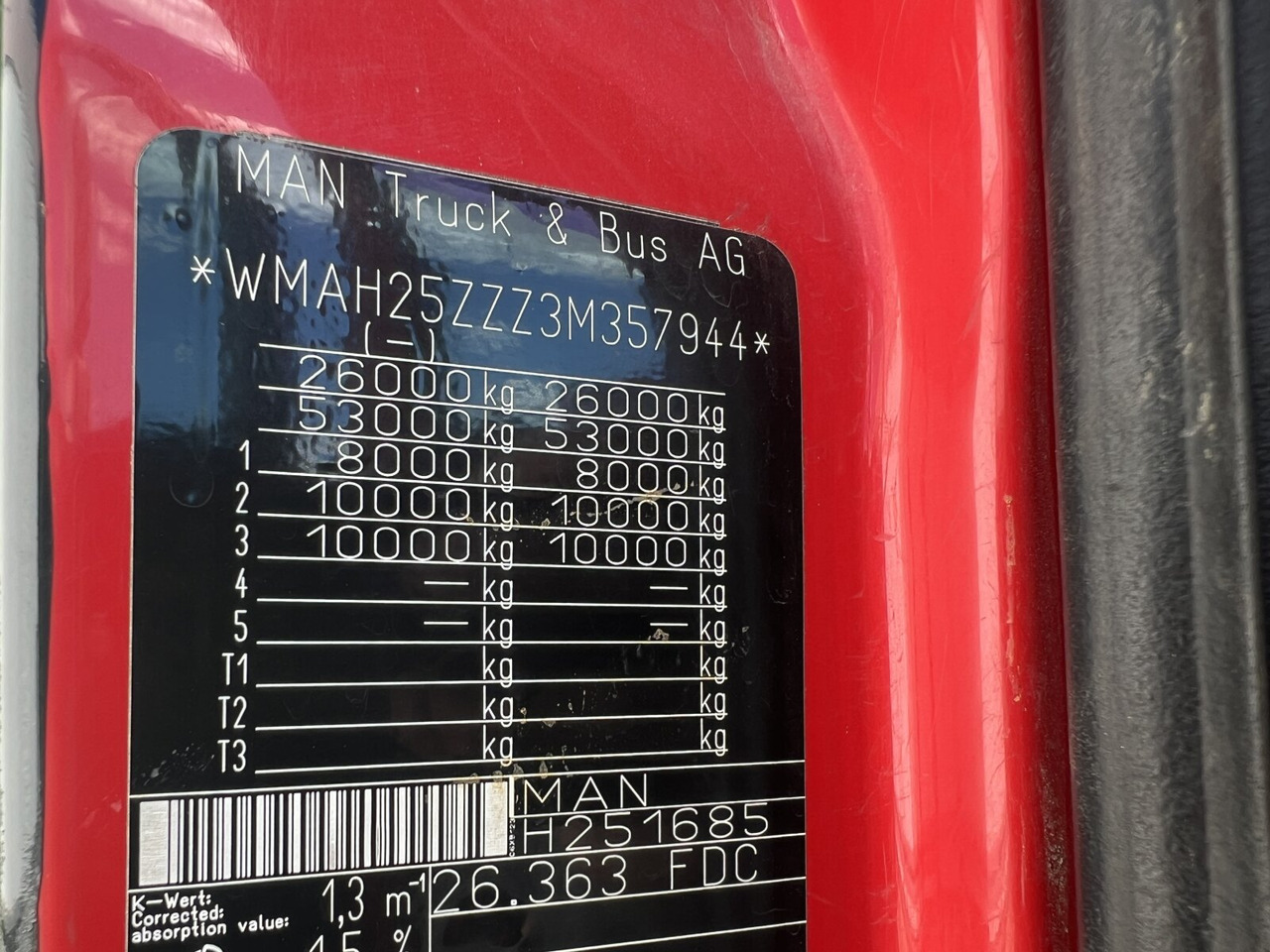 MAN TGA 26.363/410 6x4 BB TGA 26.363/410 6x4 BB, 2-S-Alukipper - Xe ben, Xe cẩu tự hành: hình 2 MAN TGA 26.363/410 6x4 BB TGA 26.363/410 6x4 BB, 2-S-Alukipper - Xe ben, Xe cẩu tự hành: hình 2