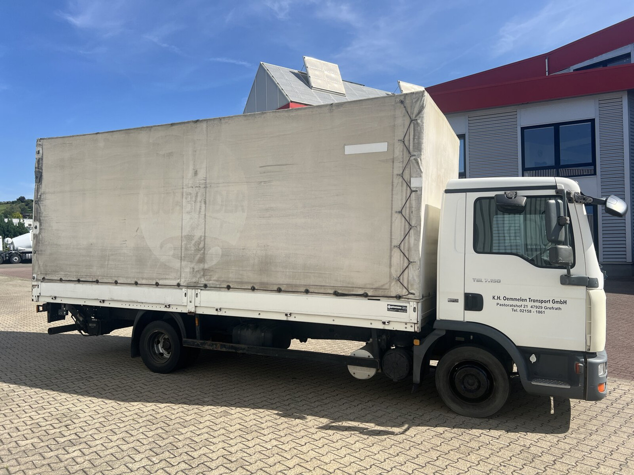 Xe tải thùng lửng/ Phẳng MAN TGL 7.150 4x2 BB TGL 7.150 4x2 BB mit LBW BÄR: hình 8