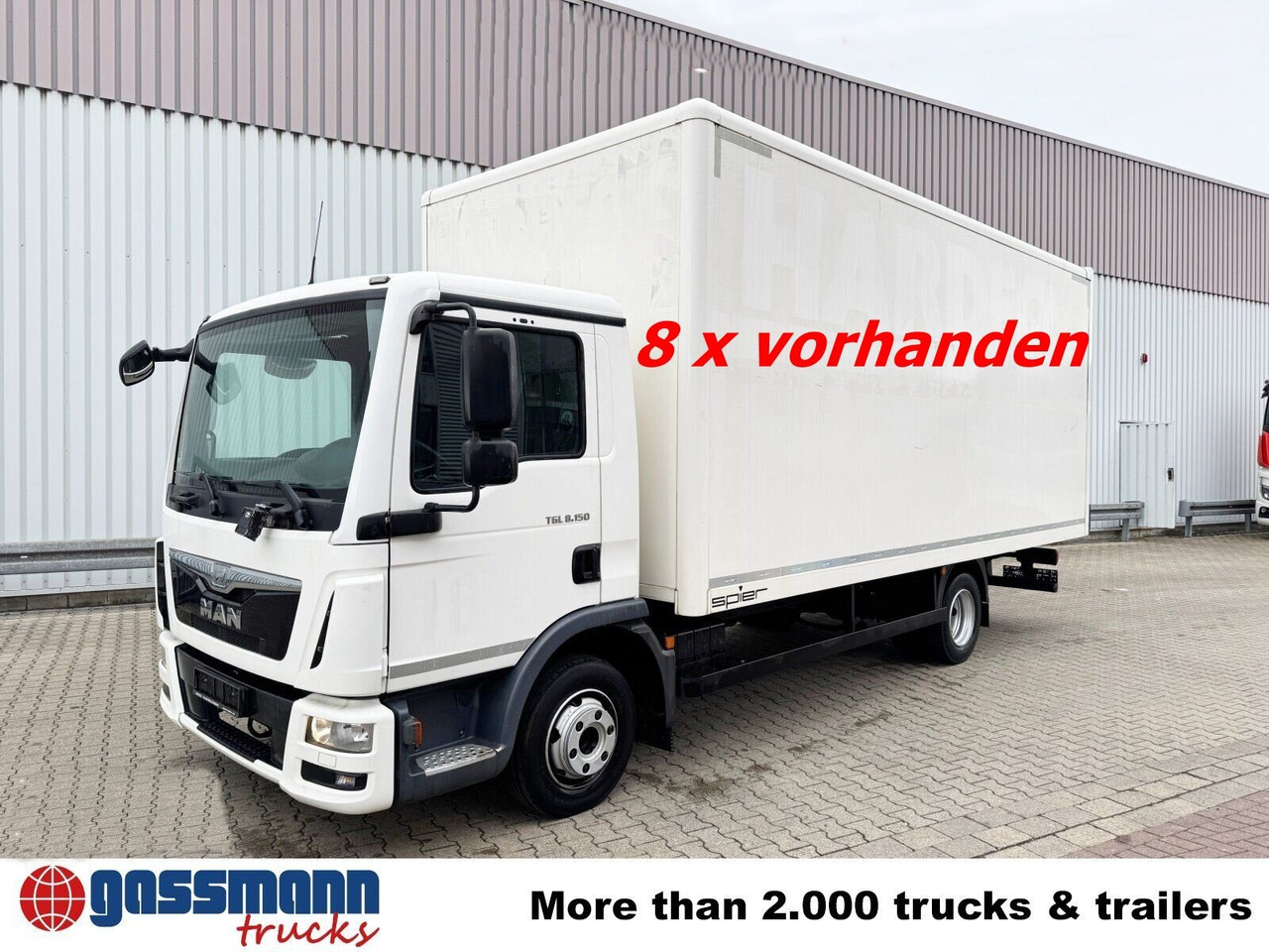 MAN TGL 8.150/180 4x2 BL TGL 8.150/180 4x2 BL, Möbelkoffer mit Rolltor - Xe tải hộp: hình 1 MAN TGL 8.150/180 4x2 BL TGL 8.150/180 4x2 BL, Möbelkoffer mit Rolltor - Xe tải hộp: hình 1