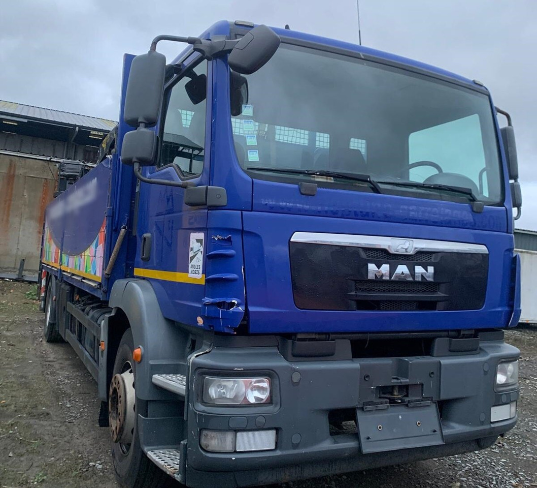 MAN TGM 18.290 4x2 BL mit MOTORSCHADEN! TGM 18.290 4x2 BL, Heckkran Palfinger PK12001L, MOTORSCHADEN! - Xe cẩu tự hành, Xe tải thùng lửng/ Phẳng: hình 4 MAN TGM 18.290 4x2 BL mit MOTORSCHADEN! TGM 18.290 4x2 BL, Heckkran Palfinger PK12001L, MOTORSCHADEN! - Xe cẩu tự hành, Xe tải thùng lửng/ Phẳng: hình 4