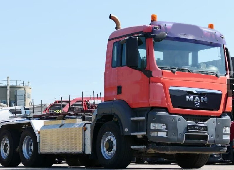 MAN TGS 26.480 6x4H-4 BL TGS 26.480 6x4H-4 BL, Multilift Abroller HydroDrive, Lenk-/Liftachse, Wechselfahrzeug - Xe tải nâng móc: hình 1 MAN TGS 26.480 6x4H-4 BL TGS 26.480 6x4H-4 BL, Multilift Abroller HydroDrive, Lenk-/Liftachse, Wechselfahrzeug - Xe tải nâng móc: hình 1